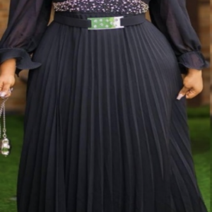 Sophisticated Long Black Evening Gown
